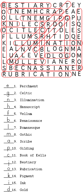 Word Search Puzzle Answers requires graphical web browswer
