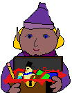 Elf with treasure box